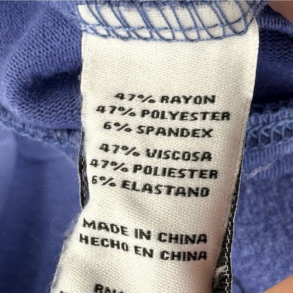 Wildfox Crew Neck Nubby Sweatshirt Oversized Blue Women's Size XXL - Picture 6 of 7